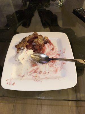 Triple Berry Crumb Pie