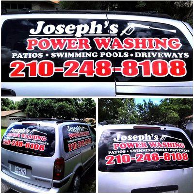 2-Color Vehicle Graphics for your business or organization helps get you noticed. Call us today for a free quote! 210-557-2331