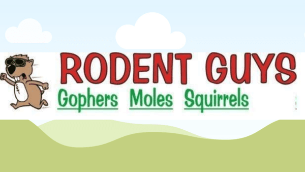 Rodent Guys header with Gophers Moles and Squirrels listed below