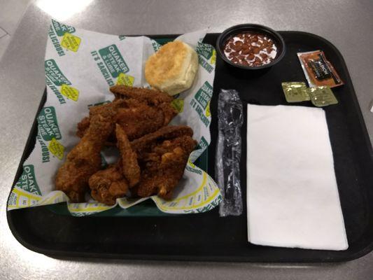 4 piece chicken dinner -$11.00