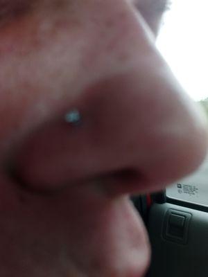 My adorable new nose piercing!