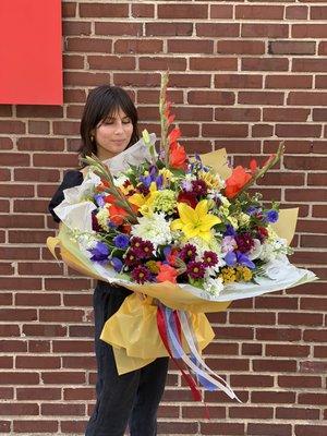 Bright colorful bouquets are our specialty and favorite here at NE Flower boutique.