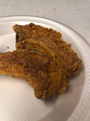 Fried ribs...