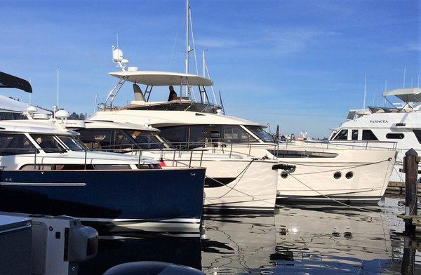 Greenline Yachts come in a variety of sizes to fit your boating needs.