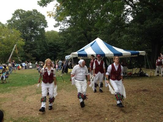 Morris dancers at Sunday in the Park.