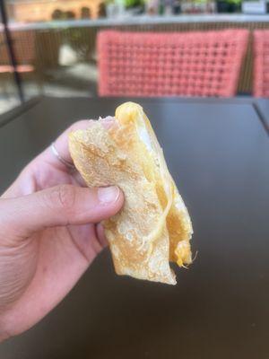 Ham, egg, and cheese crepe