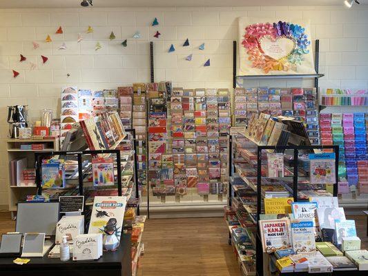 We have a huge selection of books - from children's books to paint by stickers to Origami instructions ranging from beginner to expert level