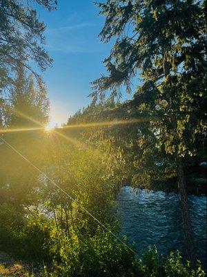 Sunset on Twisp River