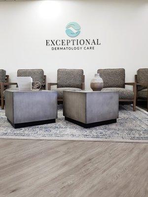 Exceptional Dermatology Care Patient Waiting Area