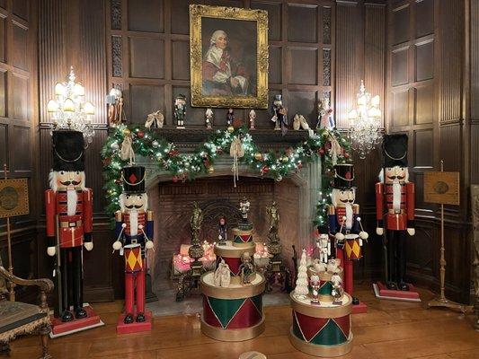 Nutcracker decorated room