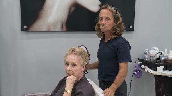 Metro Hair Design, now inside Posh Salon with one of Eric Ducette's Favorite Customers.