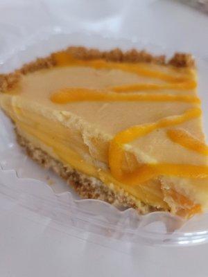 Mango Float Pie - Mangoes, Browned Butter Graham Cracker Crust and Mango Cream 7.9.23 (a special only available that wknd).