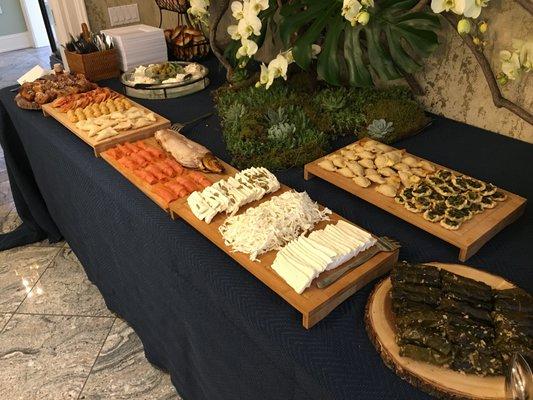 Mazza & More Elite Kosher Catering  - Dairy Event Buffet