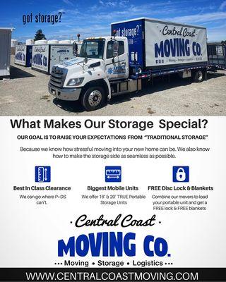 What makes our portable storage special?