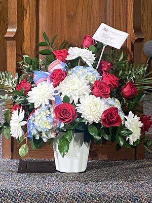 Patriotic sympathy arrangement