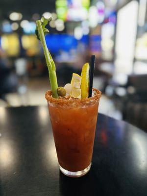 Sunday morning football with a beautiful Bloody Mary