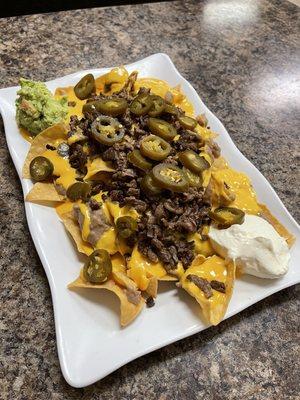 Carne asada Nachos