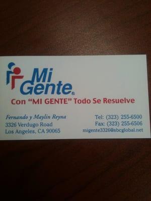 Fernando y Maylin Reyna Telephone (323)255-6500