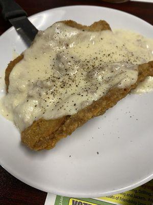 Country Fried Steak with Sausage Gravy