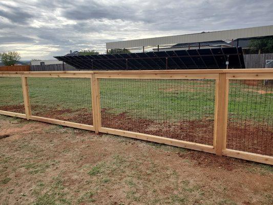 Custom fence build and installation