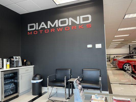 Clean, beautiful showroom w/ many different types of cars/makes to satisfy all pallets