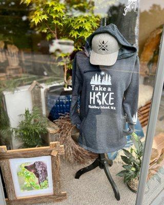 Take a Hike hoodies.