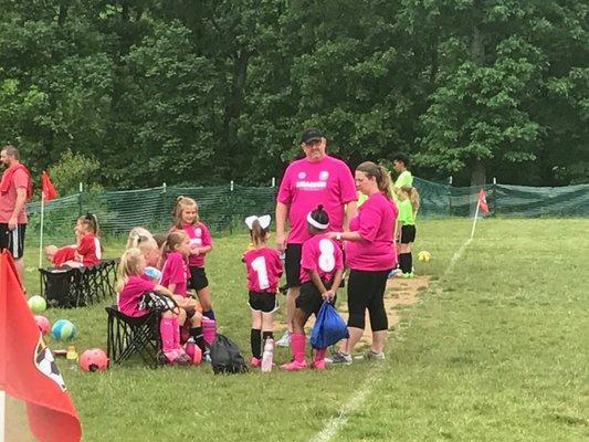 Meagher Pest Control sponsor a youth soccer team in Mt. Vernon, IL.