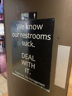 Bathrooms aren't great... I dealt with it. Lol