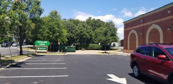 7/3/21 The nearly empty parking g lot was only a taste of things to come.