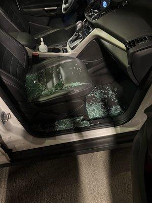 Smashed window