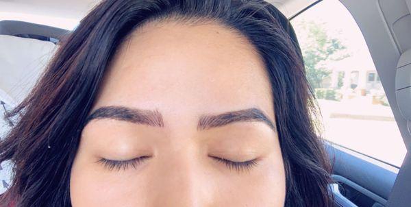 I got my eyebrows microbladed by Karen & I LOVE them!! I would 100% recommend going!