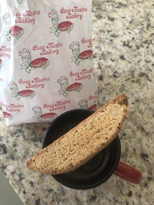 Fresh biscotti