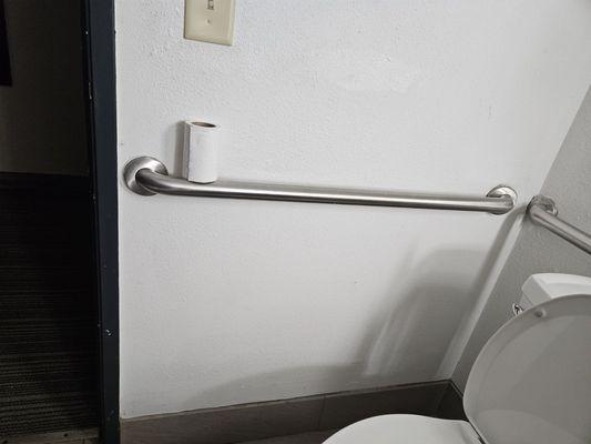 No toilet  paper holder