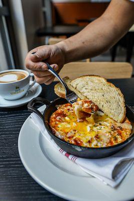 Amazing breakfast dishes like this shakshuka