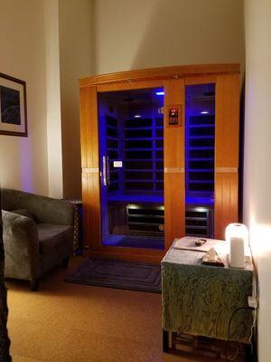 Our Detoxifying Infrared Sauna