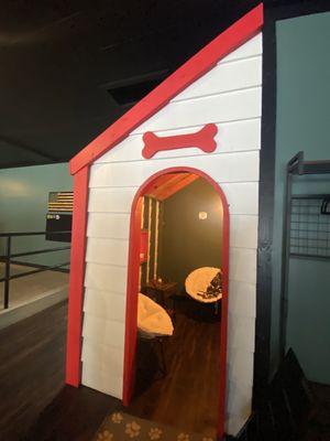 Life size "dog house" nook