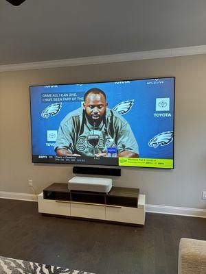 120 Inch Epson LS800 installation with CLR screen.