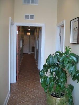 Hallway to the therapy rooms