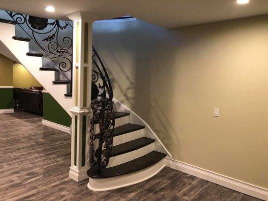 Remodeled stairway