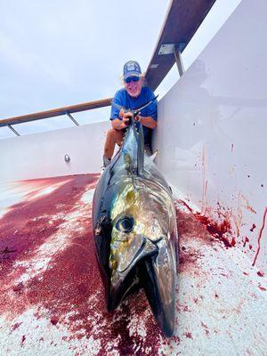 My personal best 190lb bluefin.