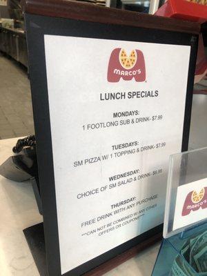 Specials