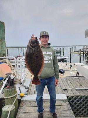 Dock regular, Jake, bringing in lots of keepers this year