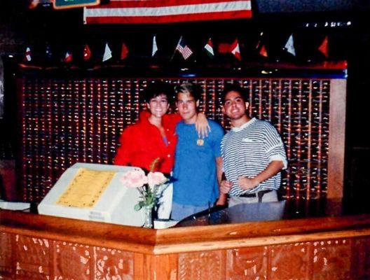 Front desk check-in during 1988 Summer Olympics