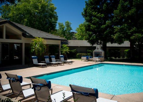 Clubhouse pool area