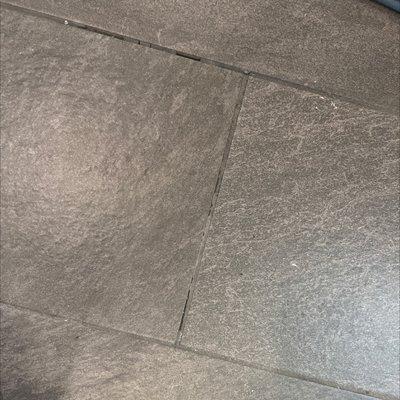 Crumbling grout