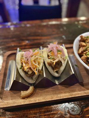 Braised Pork Belly Buns - Pair Set - 2 Buns ($11)