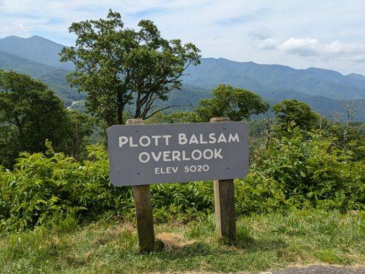 Plott Balsam Overlook, Blue Ridge Parkway, Maggie Valley NC