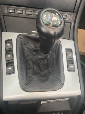 Shifter trim in place but still waiting on new console to arrive in the mail