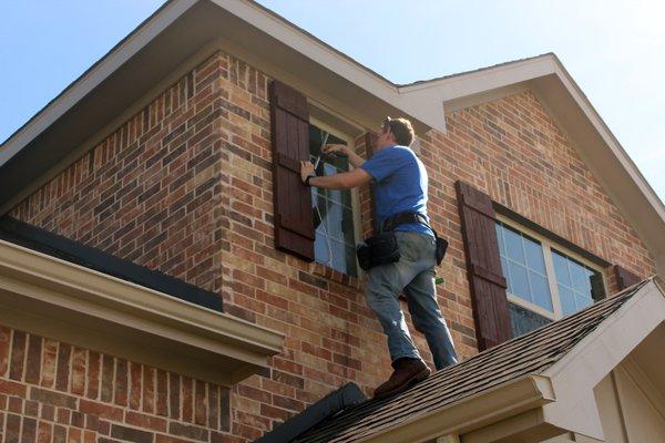 Walking on roofs can be a dangerous activity as it involves navigating a potentially slippery and uneven surface at a significant height.