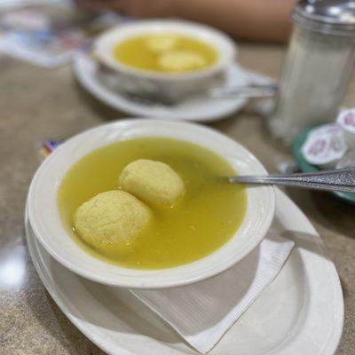 Matzo ball soup